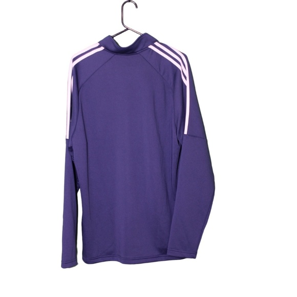 Adidas French Terry Full Zip Navy White Golf Jacket XL Men's - Picture 2 of 3